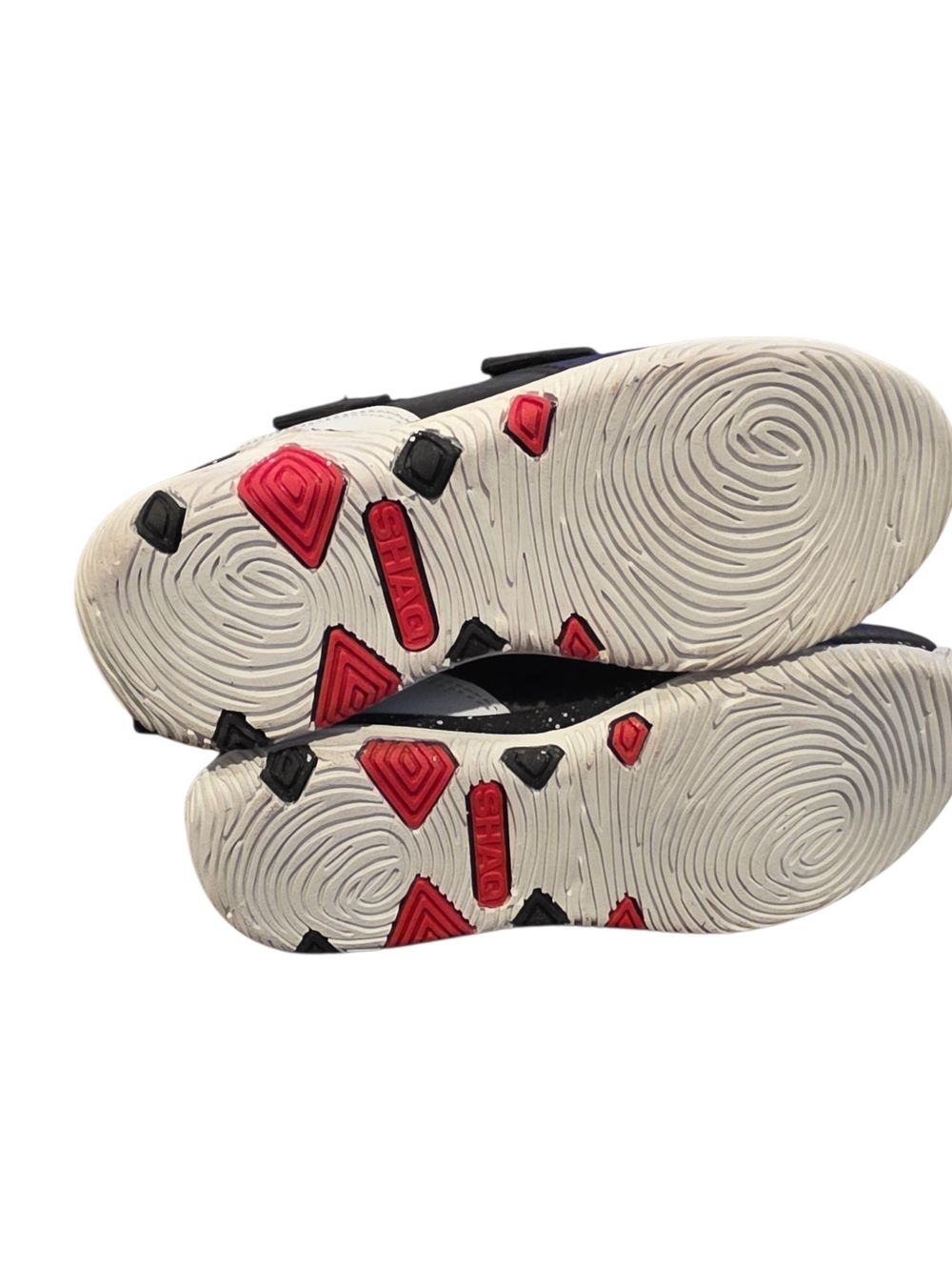 Kids' Black and Red Velcro Athletic Sneakers - Picture 7 of 10